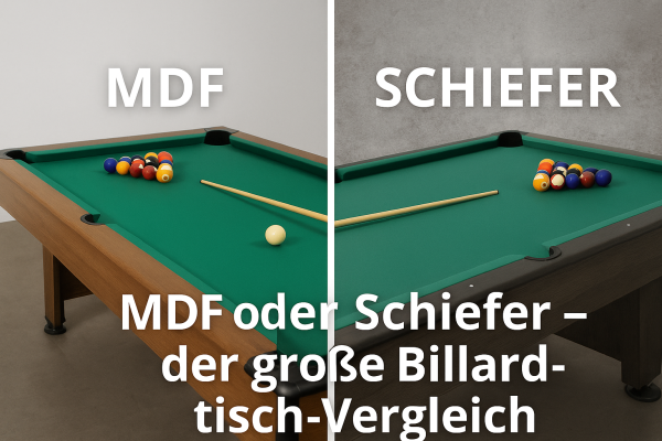 MDF oder Schiefer – der große Billardtisch-Vergleich - MDF oder Schiefer – der große Billardtisch-Vergleich