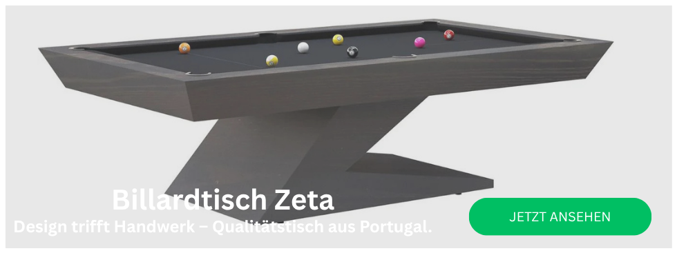 Pool Billardtisch Zeta