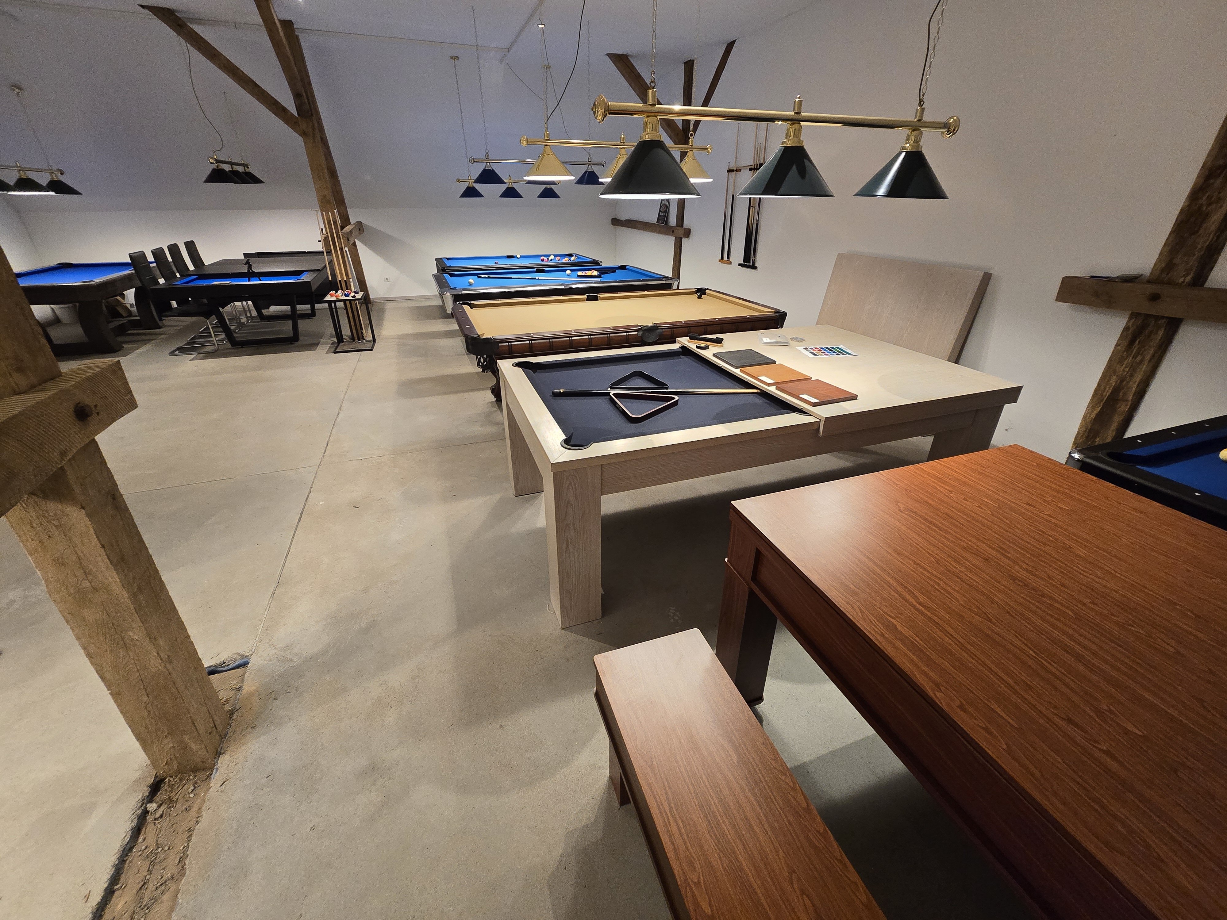 Billardtisch Showroom