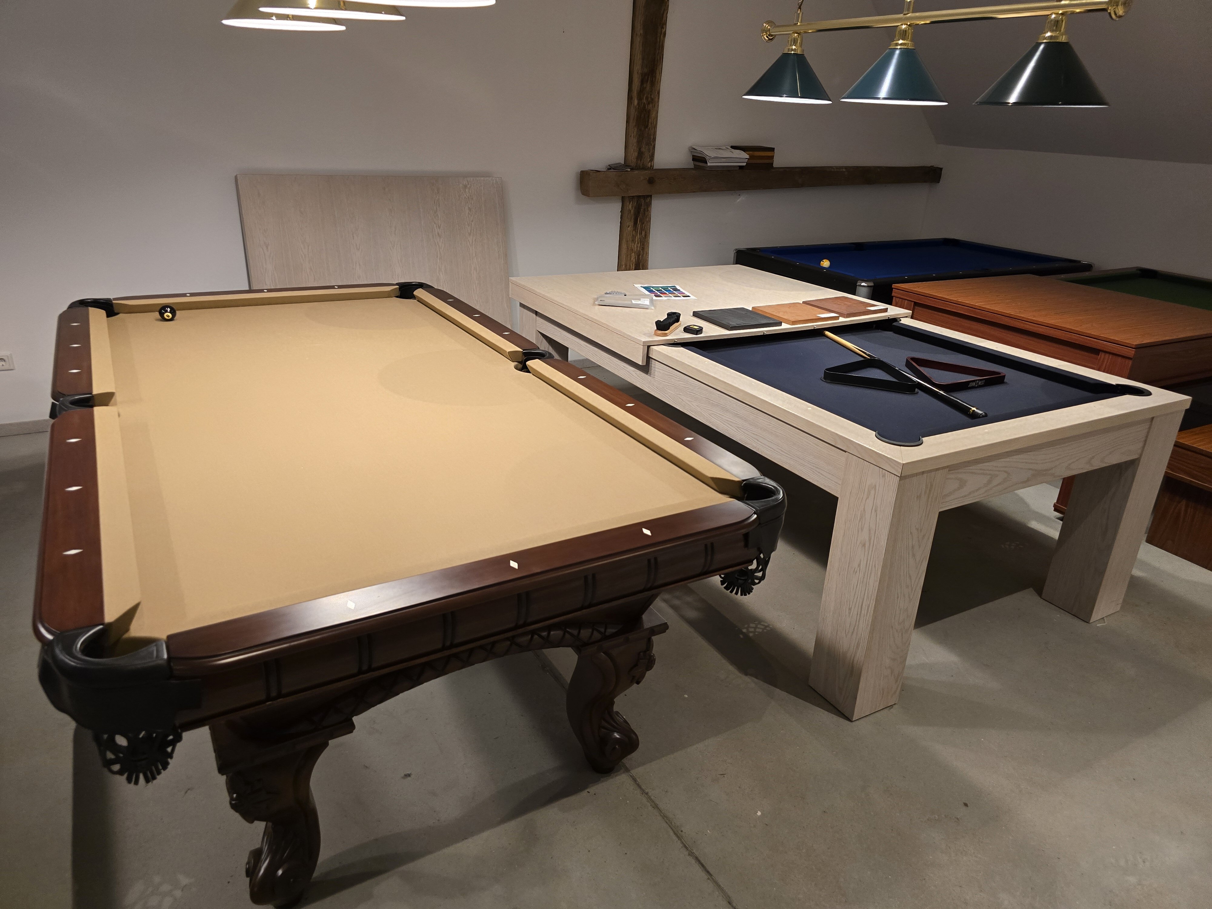 Billardtisch Showroom