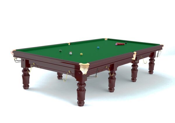 Snookertisch Robertson Tournament 12ft Mahagoni