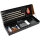 Aramith Black Poolbillard Zubehörset mit 145 cm und 120 cm Queues