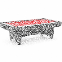 John West Pool Billardtisch Discovery mit Schieferplatte