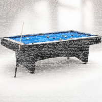 John West Pool Billardtisch Discovery mit Schieferplatte