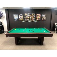 John West Pool Billardtisch Eliminator 8ft mit Schieferplatte Braun