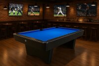 Pool Billardtisch John West Nightshade 8ft mit Schieferplatte