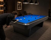 Pool Billardtisch John West Nightshade 9ft mit Schieferplatte
