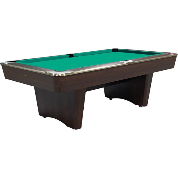 Pool Billardtisch John West Nightshade 7ft mit Schieferplatte Braun