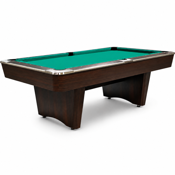 Pool Billardtisch John West Nightshade 7ft mit Schieferplatte Braun
