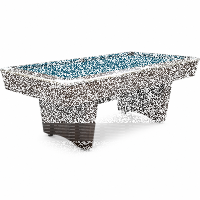Pool Billardtisch John West Nightshade 7ft mit Schieferplatte Braun