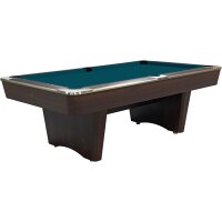 Pool Billardtisch John West Nightshade 8ft mit Schieferplatte Braun