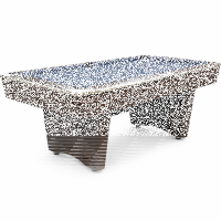 Pool Billardtisch John West Nightshade 8ft mit Schieferplatte Braun