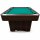 Pool Billardtisch John West Nightshade 8ft mit Schieferplatte Braun