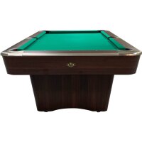 Pool Billardtisch John West Nightshade 9ft mit Schieferplatte Braun