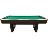 Pool Billardtisch John West Nightshade 9ft mit Schieferplatte Braun