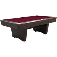 Pool Billardtisch John West Nightshade 9ft mit Schieferplatte Braun