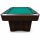 Pool Billardtisch John West Nightshade 9ft mit Schieferplatte Braun