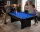 zusammenklappbarer Pool Billardtisch 6ft Schwarz inkl. Zubehör