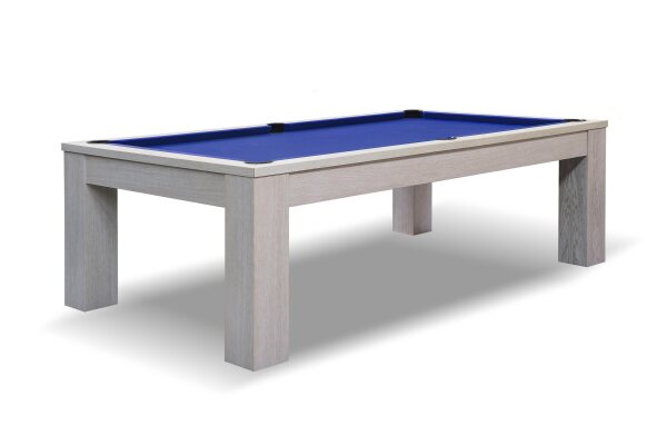 John West Billardtisch Weiß – eleganter Pool-Billardtisch mit Schieferplatte