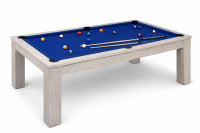 John West Billardtisch Weiß – eleganter Pool-Billardtisch mit Schieferplatte