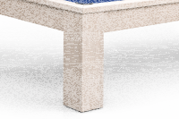 John West Billardtisch Weiß – eleganter Pool-Billardtisch mit Schieferplatte