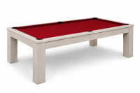 John West Billardtisch Weiß – eleganter Pool-Billardtisch mit Schieferplatte