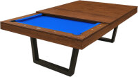 John West Pool Billardtisch Denver Dream 7ft Walnuss inkl. Abdeckplatte mit Schieferplatte
