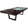 John West Pool Billardtisch Denver Dream 7ft Walnuss inkl. Abdeckplatte mit Schieferplatte