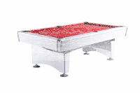 John West Pool Billardtisch Santa Monica mit Schieferplatte 8ft