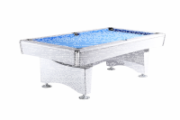 John West Pool Billardtisch Santa Monica mit Schieferplatte 9ft