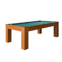 Billardtisch Trento Eiche Natur, 7 ft 230 x 130 cm groß, neu mit Schieferplatte