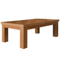 Billardtisch Trento Eiche Natur, 8 ft 254 x 142 cm groß, neu mit Schieferplatte