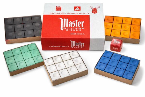 Billardkreide Billard Kreide Master 12 Stück
