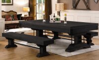 John West Ironwood Billardtisch 8 ft mit Schieferplatte Schwarz