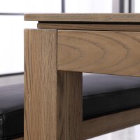 John West Billardtisch Dinner Design Vintage Oak 7 ft mit Schiefer- und Abdeckplatte