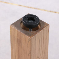 John West Billardtisch Dinner Design Vintage Oak mit Schiefer- und Abdeckplatte