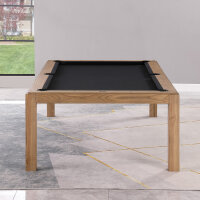 John West Billardtisch Dinner Design Vintage Oak mit Schiefer- und Abdeckplatte