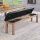 John West Billardtisch Dinner Design Vintage Oak mit Schiefer- und Abdeckplatte