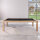 John West Billardtisch Dinner Design Vintage Oak mit Schiefer- und Abdeckplatte