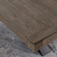 John West Billardtisch Dinner Xoon Vintage Oak 7 ft mit Schiefer- und Abdeckplatte