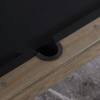 John West Billardtisch Dinner Xoon Vintage Oak mit Schiefer- und Abdeckplatte