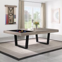 John West Billardtisch Dinner Unity Cement mit Schiefer- und Abdeckplatte
