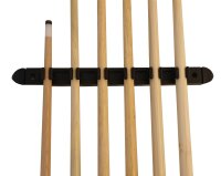 Billard Set - Wandhalterung + 2 Profi Queue + 2 Standard Queue + 2 kurze Queue