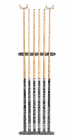 Billard Set - Wandhalterung + 4 professionelle...