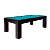 Billardtisch Trento Schwarz, 8 ft 254 x 142 cm groß, neu mit Schwarz