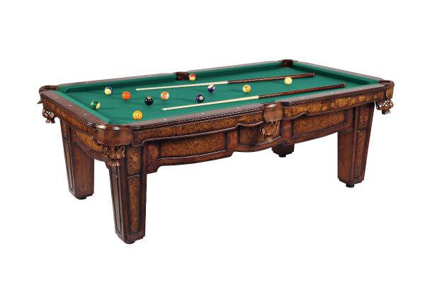 Billardtisch Wellington, 7 ft groß, 198 x 99 cm, neu mit Schieferplatte