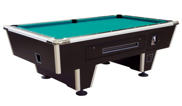 Billardtisch, Billard Tisch Orlando 8 ft groß mit Münzeinwurf und Schieferplatte