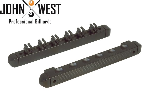 John West Billard Queue Wandhalterung für Billardqueues