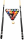 John West Billard Set - Kugeln + Triangel + 2 hochwertige Queues JW-2