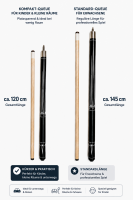 John West Pool Billardqueue Junior 2-teilig 120 cm